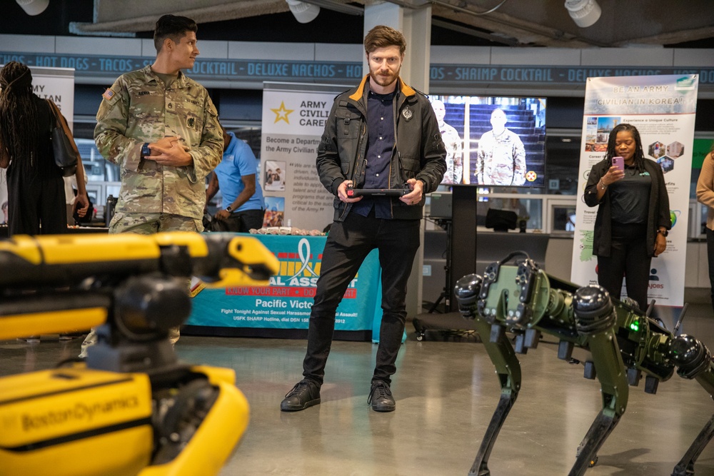 Total Army Career Fair Robotics Demonstration