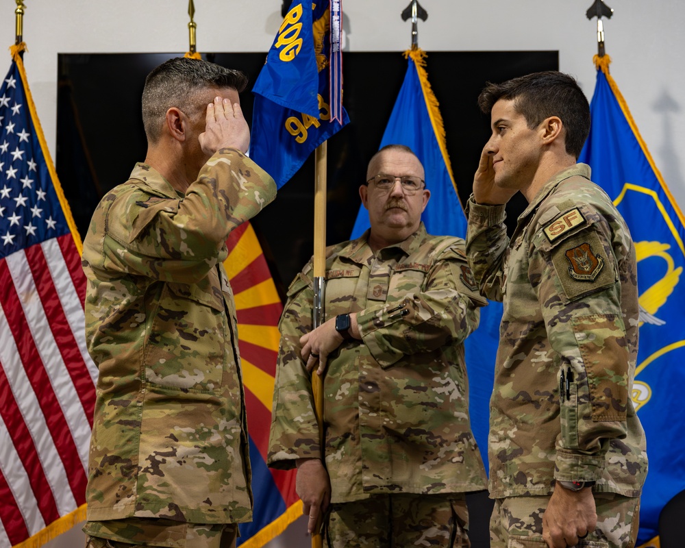 943d Security Forces Assumption of Command