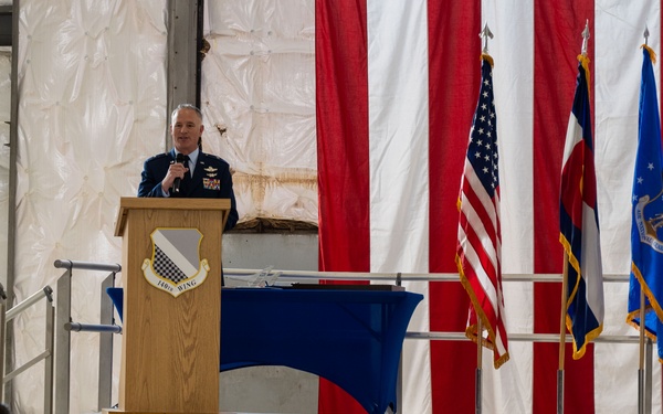 140th Wing Change of Command from U.S. Air Force Col. Jeremiah “Weed” Tucker to U.S. Air Force Col. Ben &quot;Scrappy&quot; Couchman
