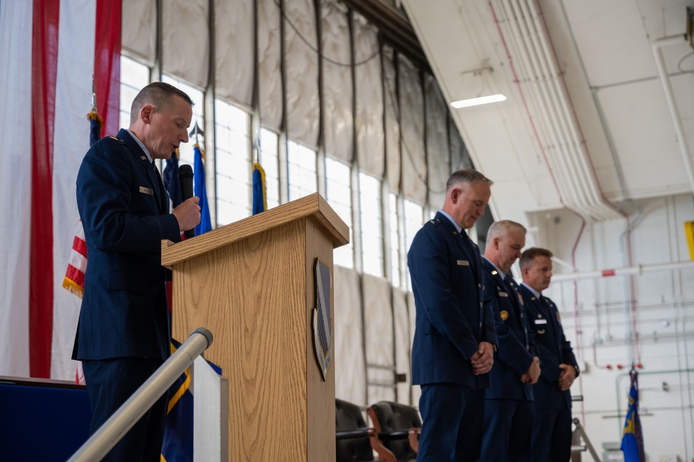 140th Wing Change of Command from U.S. Air Force Col. Jeremiah “Weed” Tucker to U.S. Air Force Col. Ben &quot;Scrappy&quot; Couchman