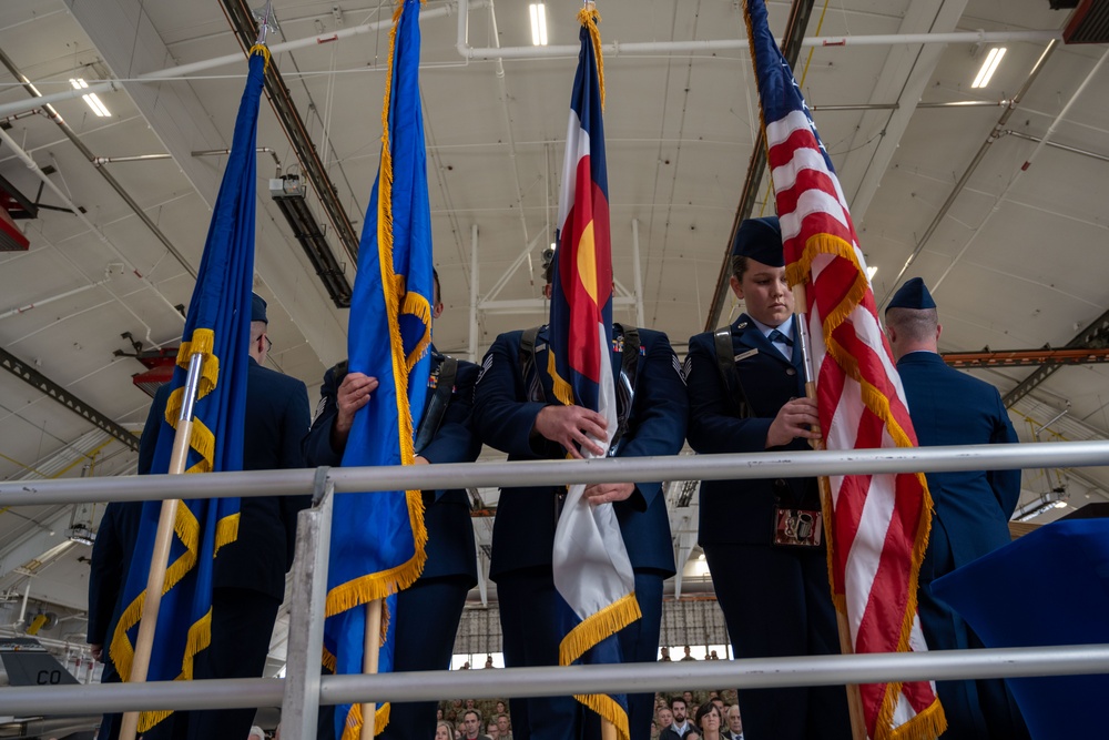 140th Wing Change of Command from U.S. Air Force Col. Jeremiah “Weed” Tucker to U.S. Air Force Col. Ben &quot;Scrappy&quot; Couchman