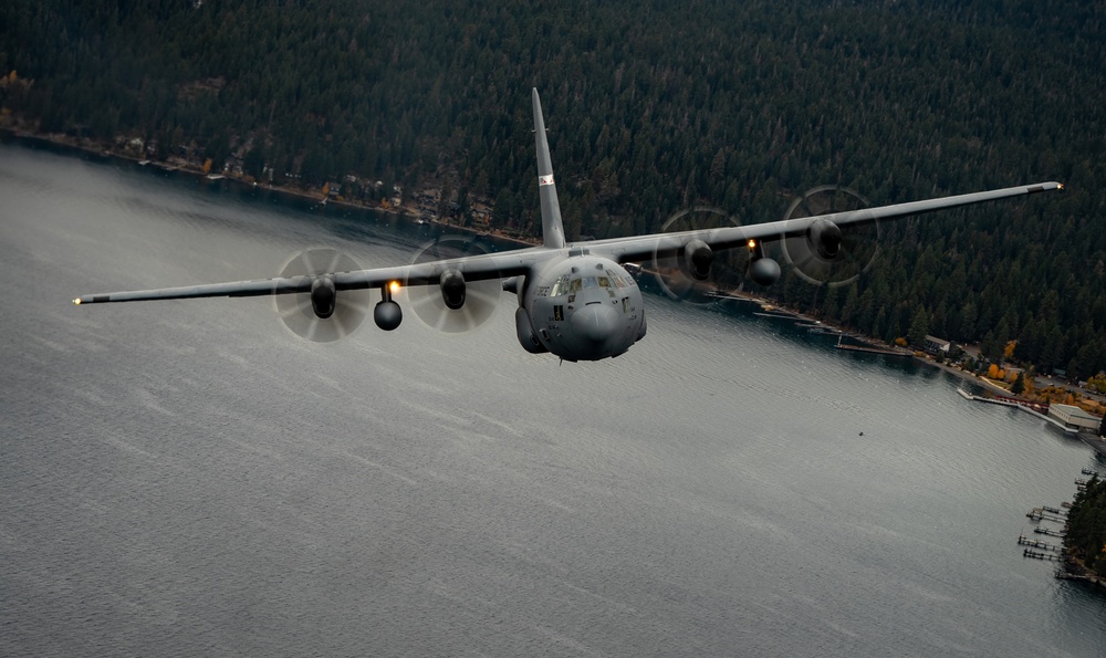 Military spouses take flight on Nevada Air Guard C-130