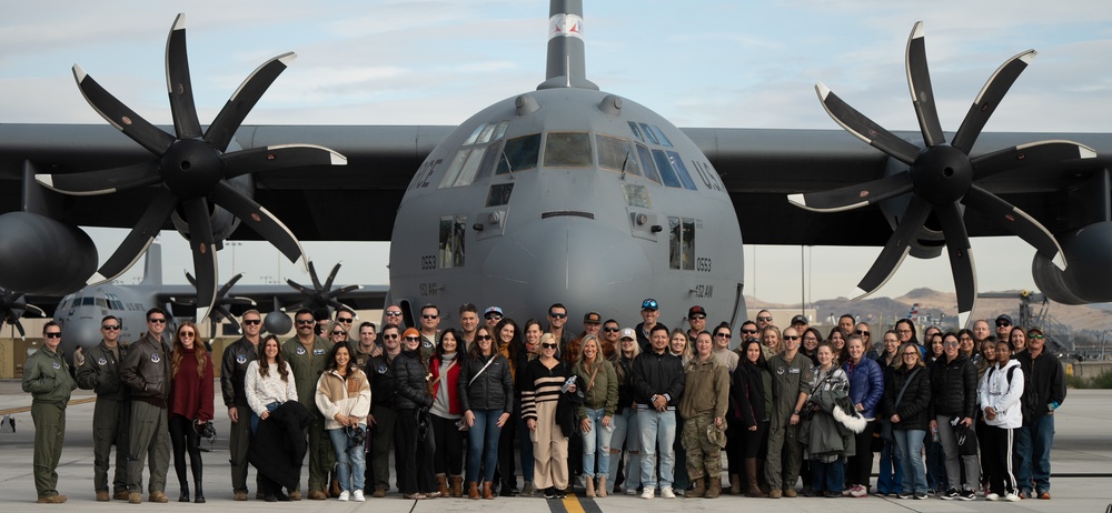 Military spouses take flight on Nevada Air Guard C-130