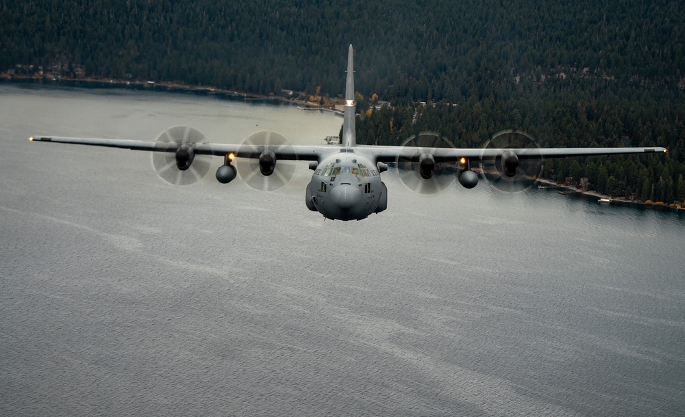 Military spouses take flight on Nevada Air Guard C-130