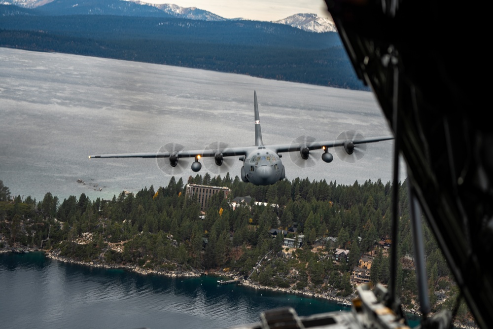 Military spouses take flight on Nevada Air Guard C-130