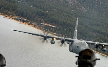 Military spouses take flight on Nevada Air Guard C-130