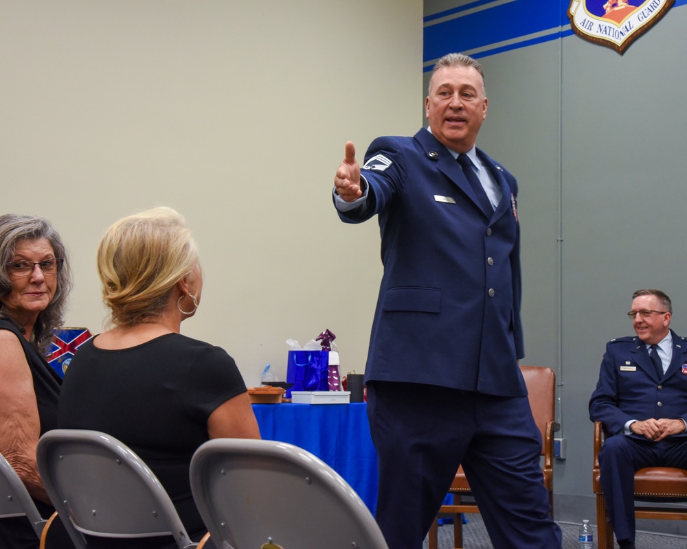 CMSGT Hall retires from the US Air Force