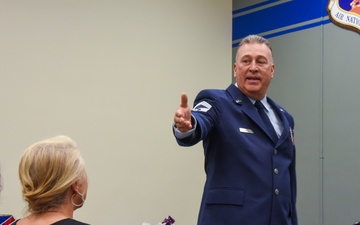 CMSGT Hall retires from the US Air Force