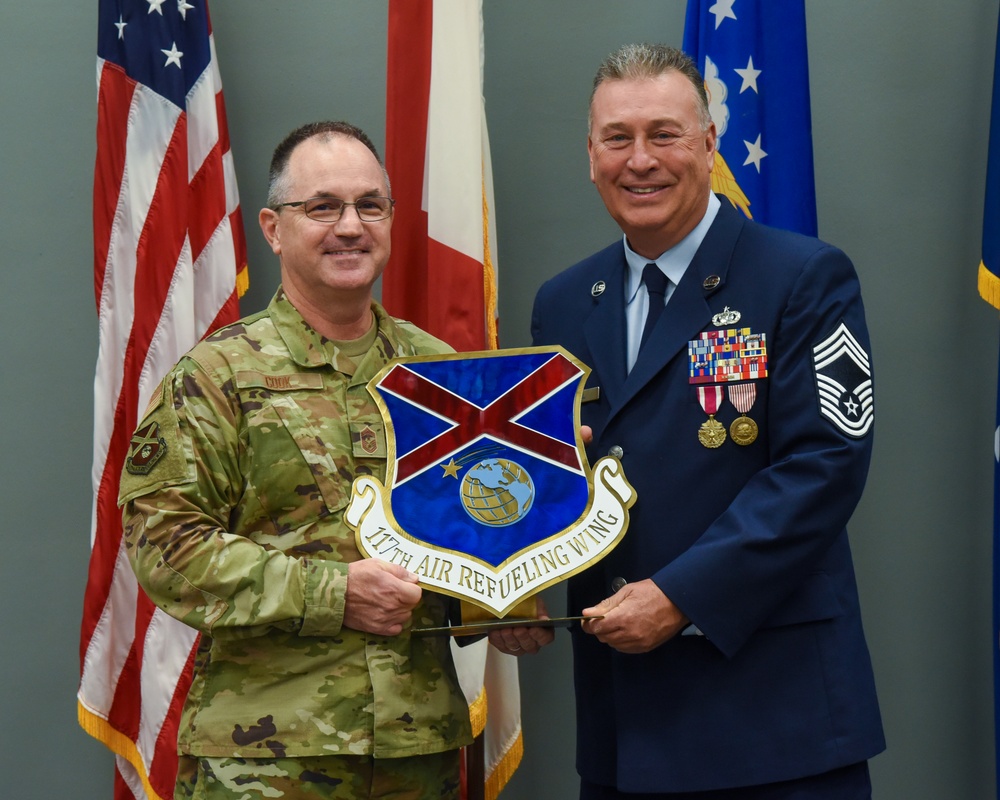 CMSGT Hall retires from the US Air Force