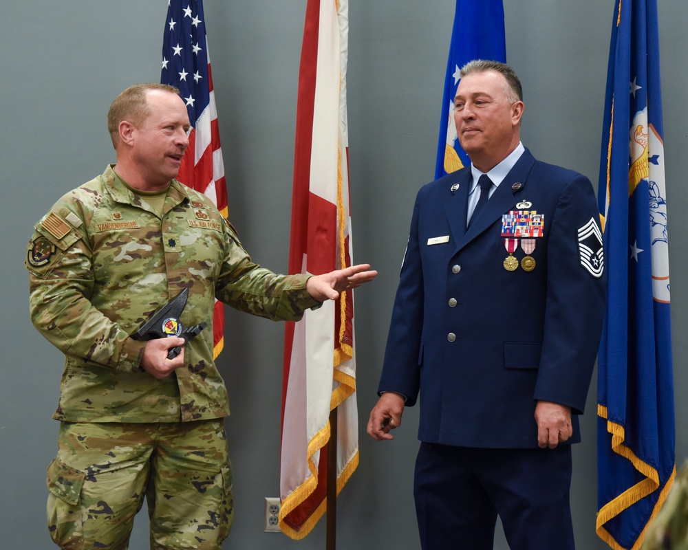 CMSGT Hall retires from the US Air Force