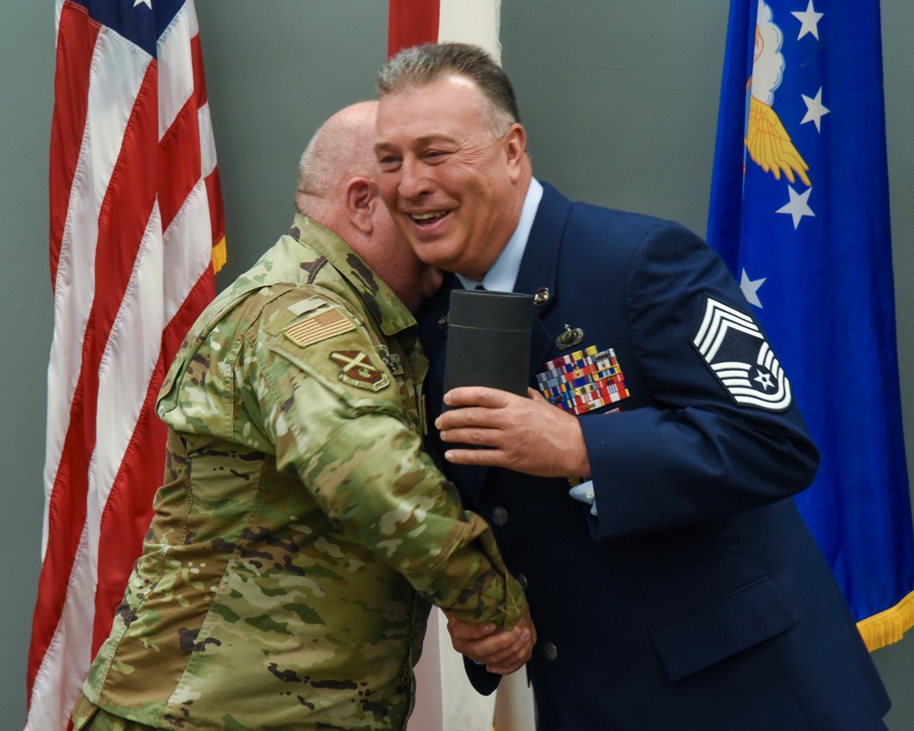 CMSGT Hall retires from the US Air Force