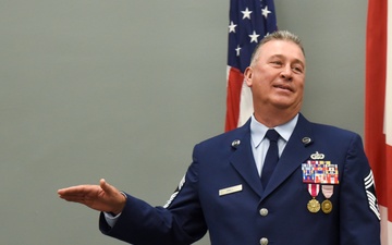 CMSGT Hall retires from the US Air Force