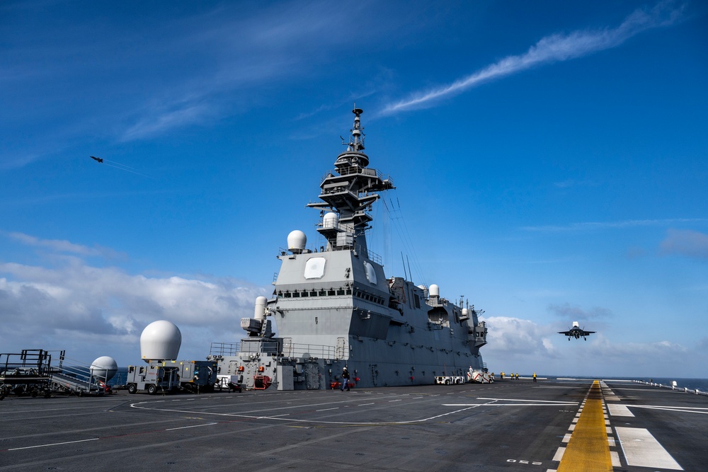 F-35B developmental test execution revs up during sea trials with JS Kaga