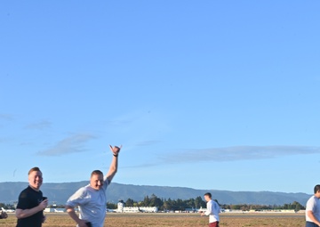 129th Rescue Wing holds two mile base run