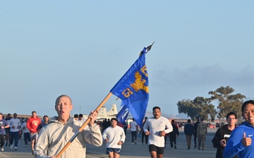 129th Rescue Wing holds two mile base run