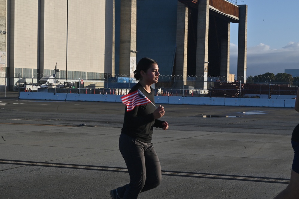 129th Rescue Wing holds two mile base run