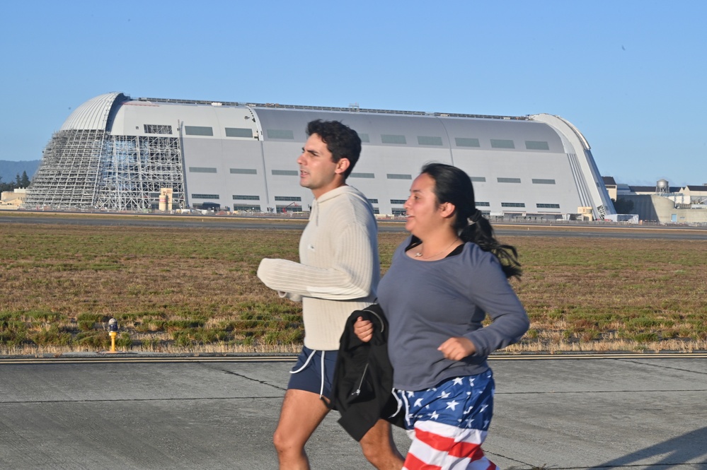 129th Rescue Wing holds two mile base run