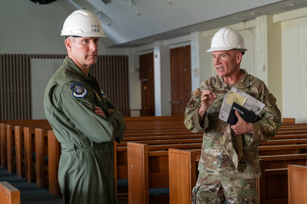 New USFJ/5AF Commander visits Kadena
