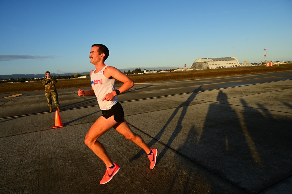 129th Rescue Wing holds two mile base run