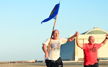 129th Rescue Wing holds two mile base run