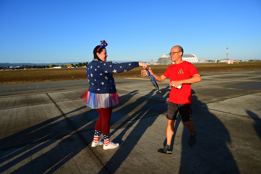 129th Rescue Wing holds two mile base run