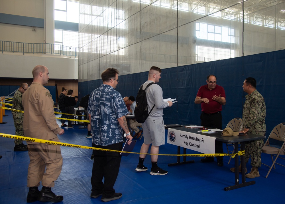 CFAS Hosts Simulated Emergency Evacuation Center