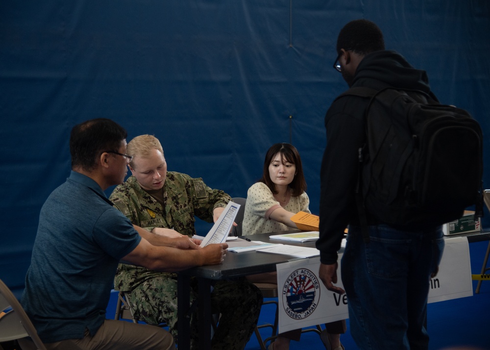 CFAS Hosts Simulated Emergency Evacuation Center