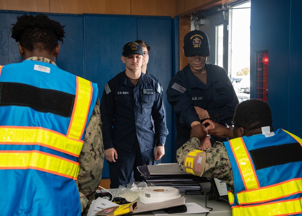 CFAS Hosts Simulated Emergency Evacuation Center