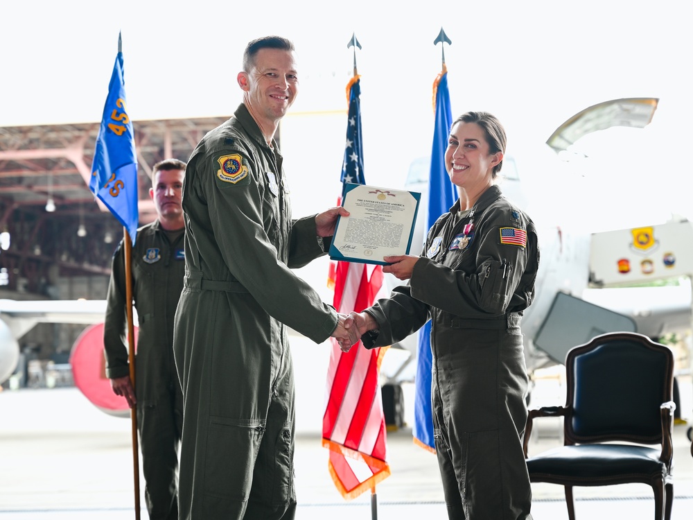 336th Air Refueling Squadron Change of Command