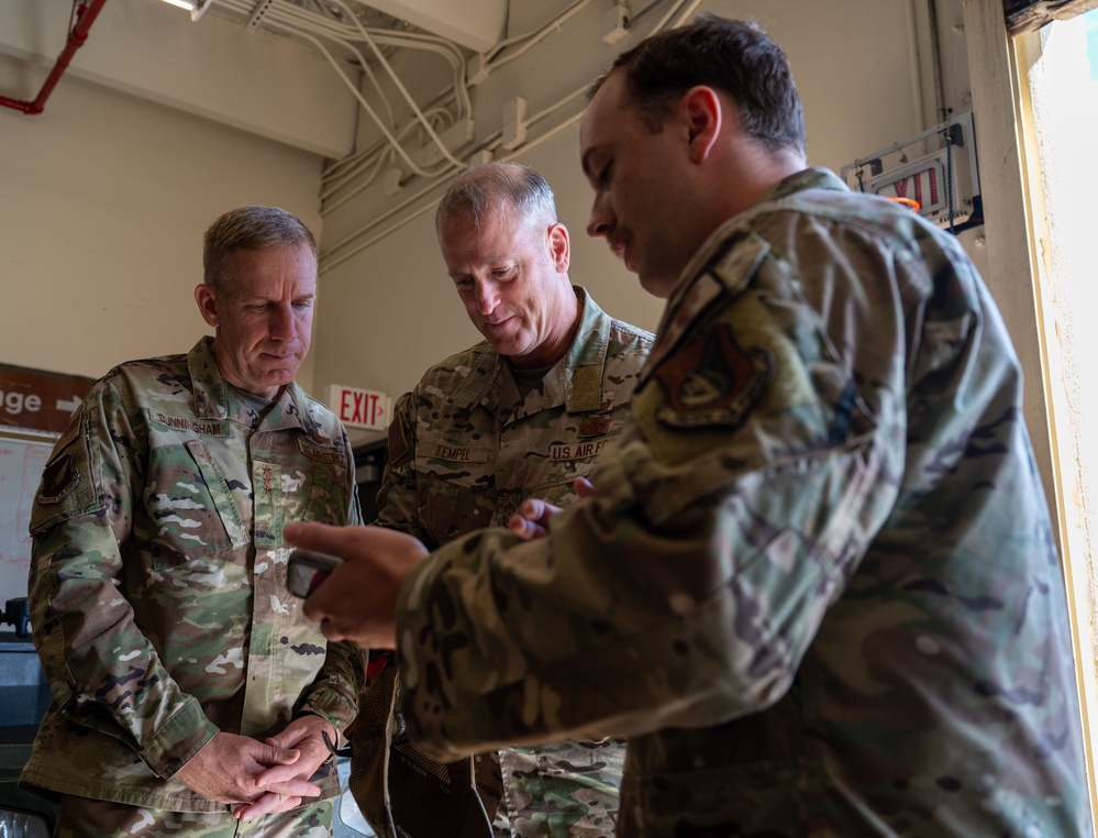 Eleventh Air Force leadership visits Team Andersen