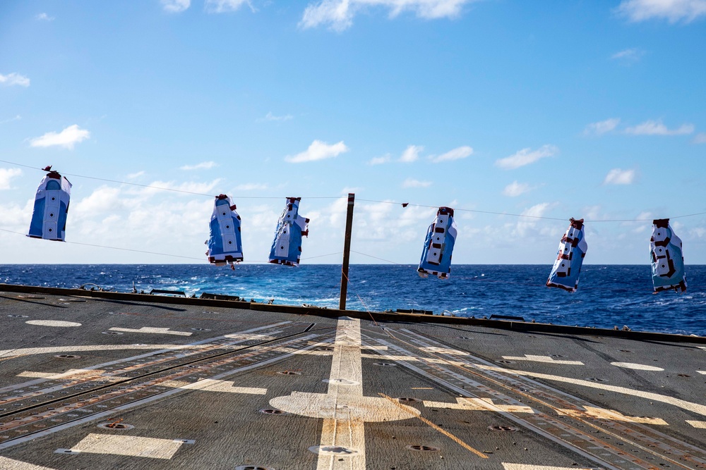 USS Ralph Johnson Conducts a Gun Shoot