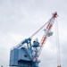 Keen Sword 25: JMSDF Murasame-class destroyer JS Inazuma (DD 105) picks up simulated ammunition at MCAS Iwakuni harbor