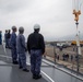 JMSDF Inazuma docks at MCAS Iwakuni harbor and picks up simulated ammunition during KS25