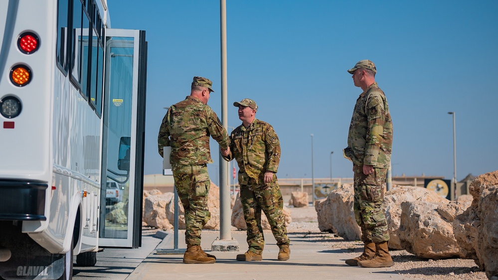 Air Combat Command Director of Operations visits the 379th AEW