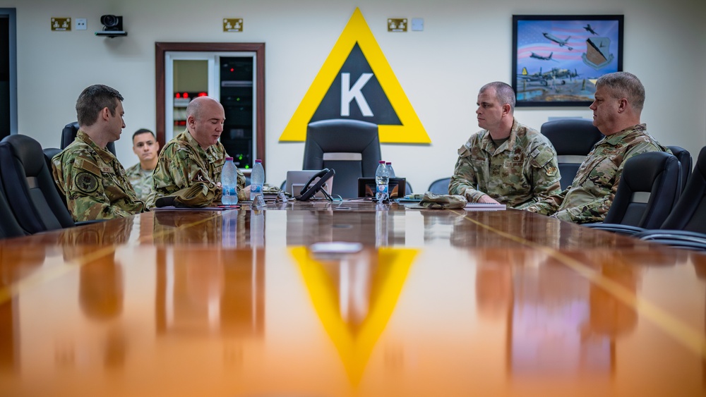 Air Combat Command Director of Operations visits the 379th AEW