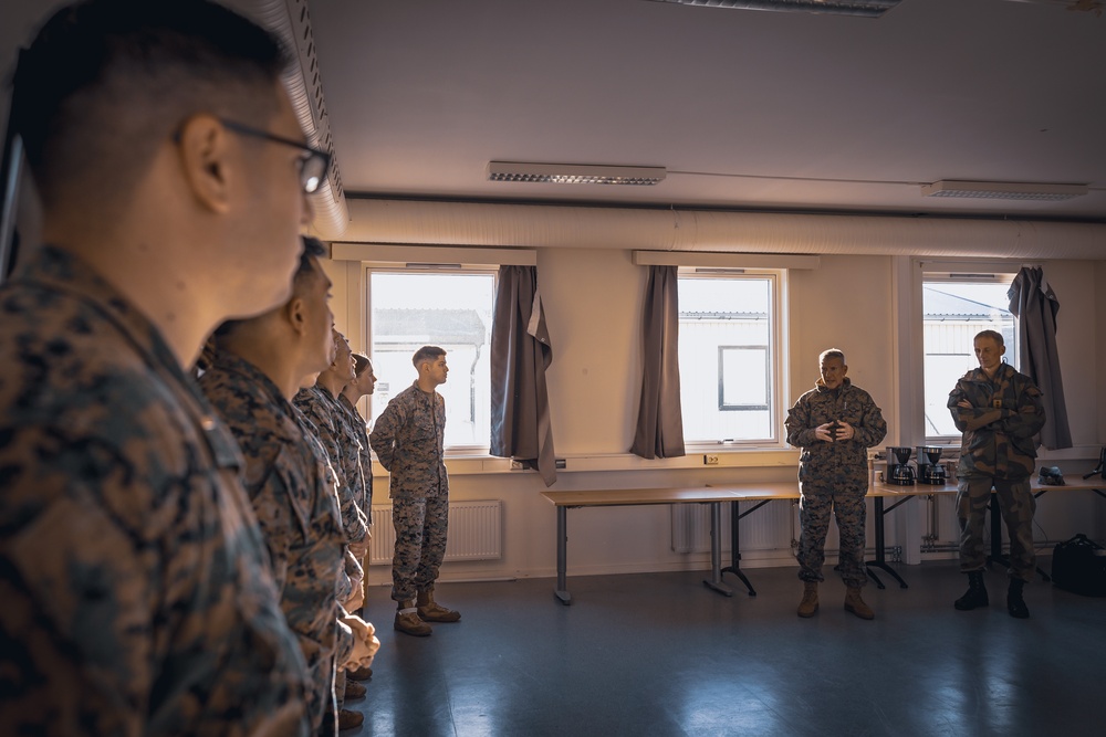 Commandant, Gen. Smith, Visits Trondheim