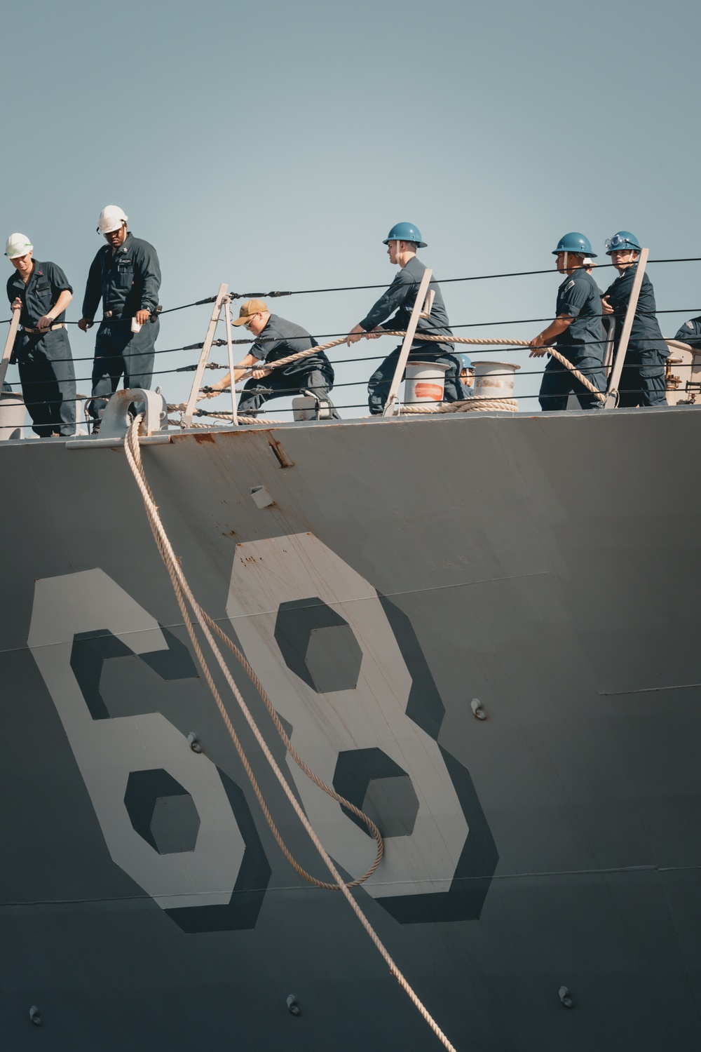 USS The Sullivans (DDG 68) departs NAVSTA Mayport for scheduled deployment