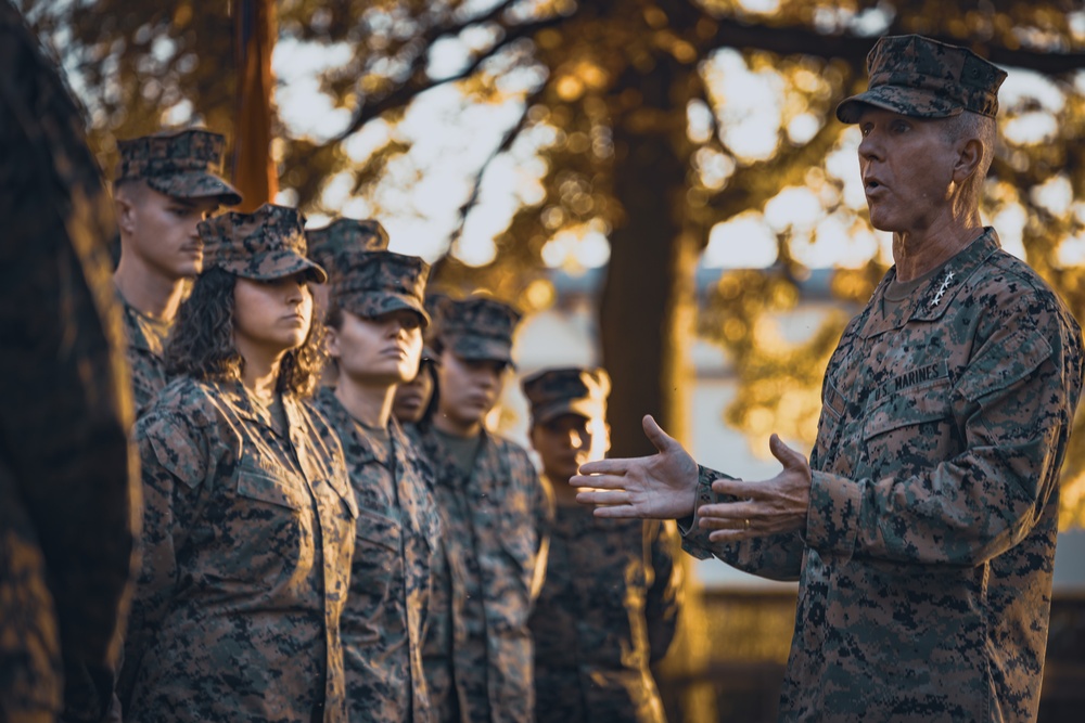 Commandant, Gen. Smith, Visits Stuttgart