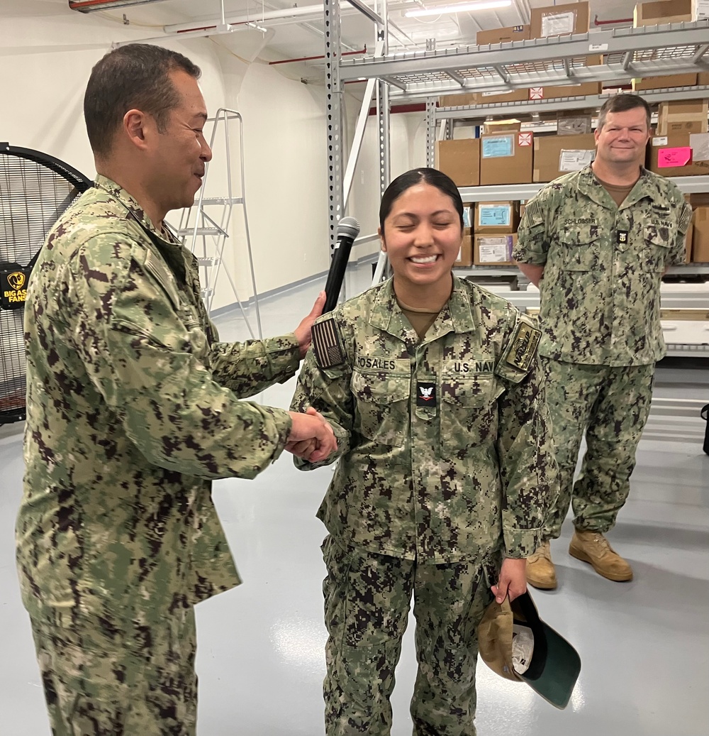 Rear Adm. Epps visits NAVSUP FLCJ for first time