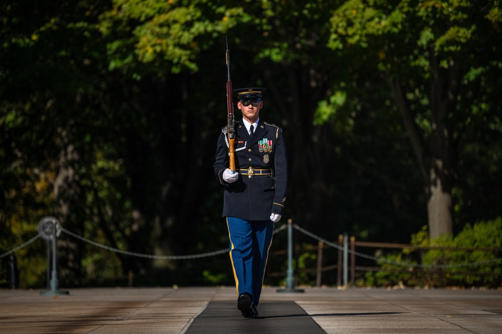 On Guard at the Tomb of the Unknown Soldier