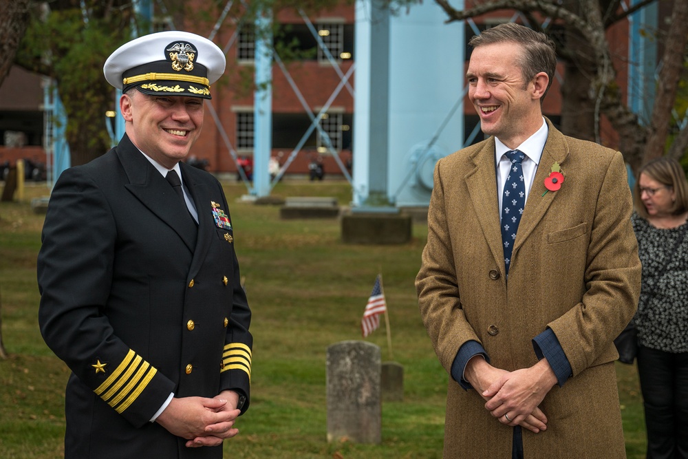 British Consul General Attends Wreath Laying Ceremony at PNSY