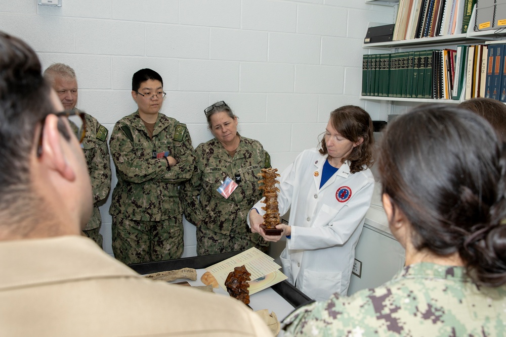 Navy Medical Research Command Visits NMHM