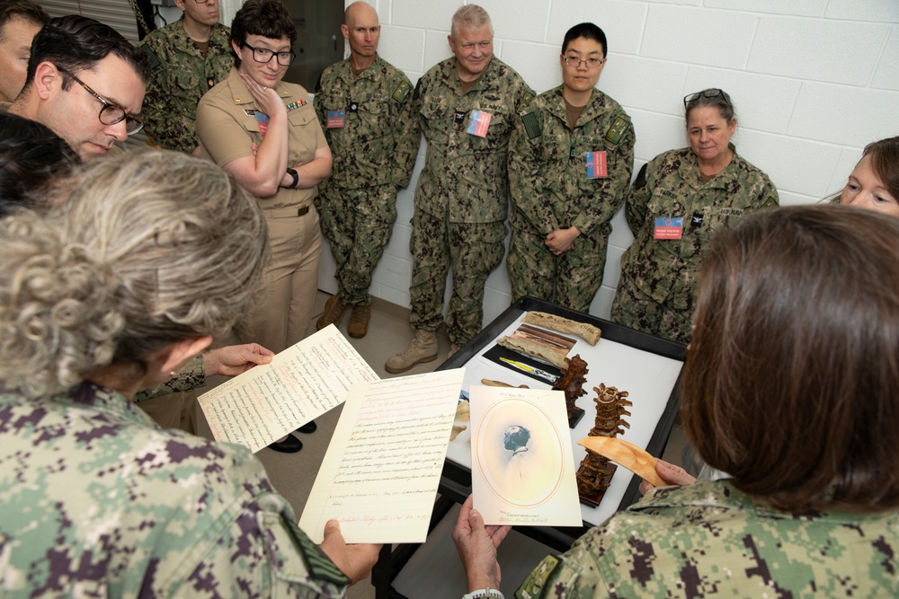 Navy Medical Research Command Visits NMHM