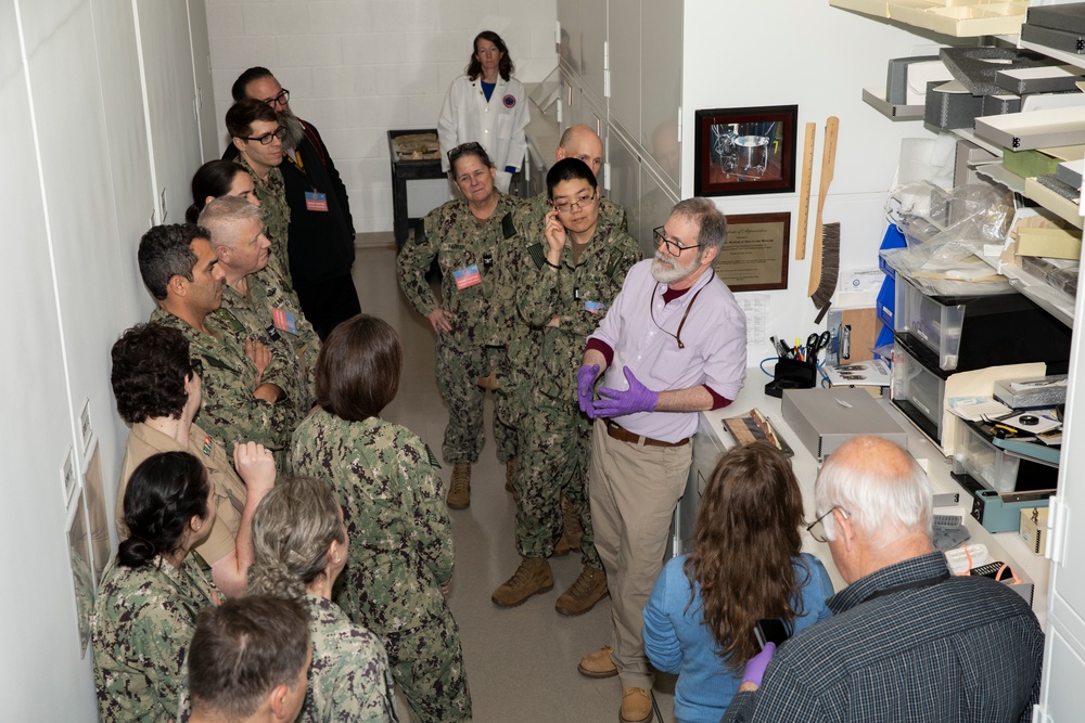 Navy Medical Research Command Visits NMHM