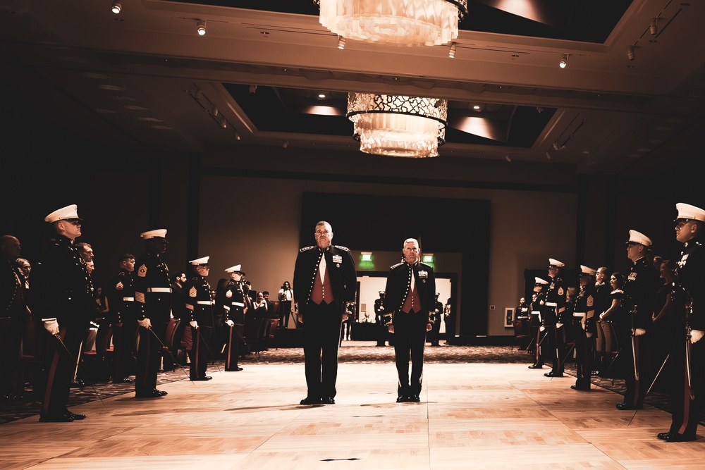 Commandant, Gen. Smith, Attends I MEF Birthday Ball