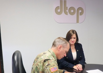 USACE Caribbean District Commander signs the Project Partnership Agreement for Río Grande de Manatí Flood Risk Management Project in Ciales