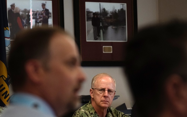 Adm. Caudle Visits Portsmouth Naval Shipyard