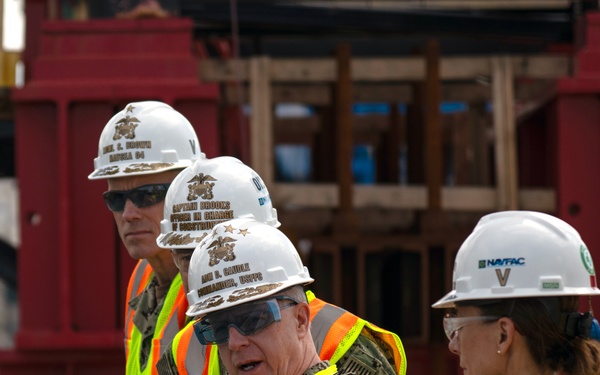 Adm. Caudle Visits Portsmouth Naval Shipyard