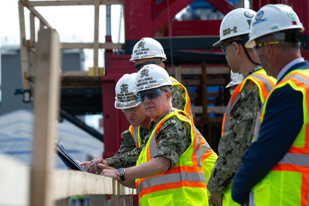 Adm. Caudle Visits Portsmouth Naval Shipyard