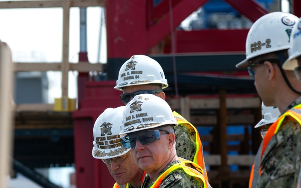 Adm. Caudle Visits Portsmouth Naval Shipyard